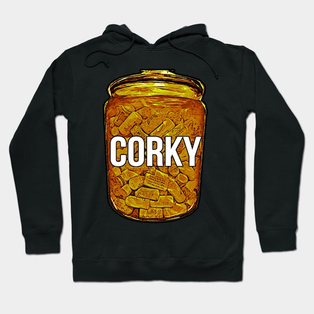 Corky T-Shirt Hoodie by Salty Nerd Podcast